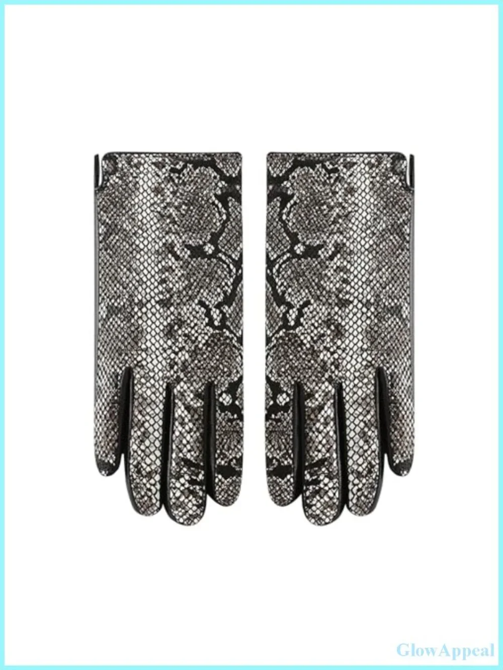 Genuine Lambskin Leather Gloves Cashmere Lined Touchscreen Compatible One Size